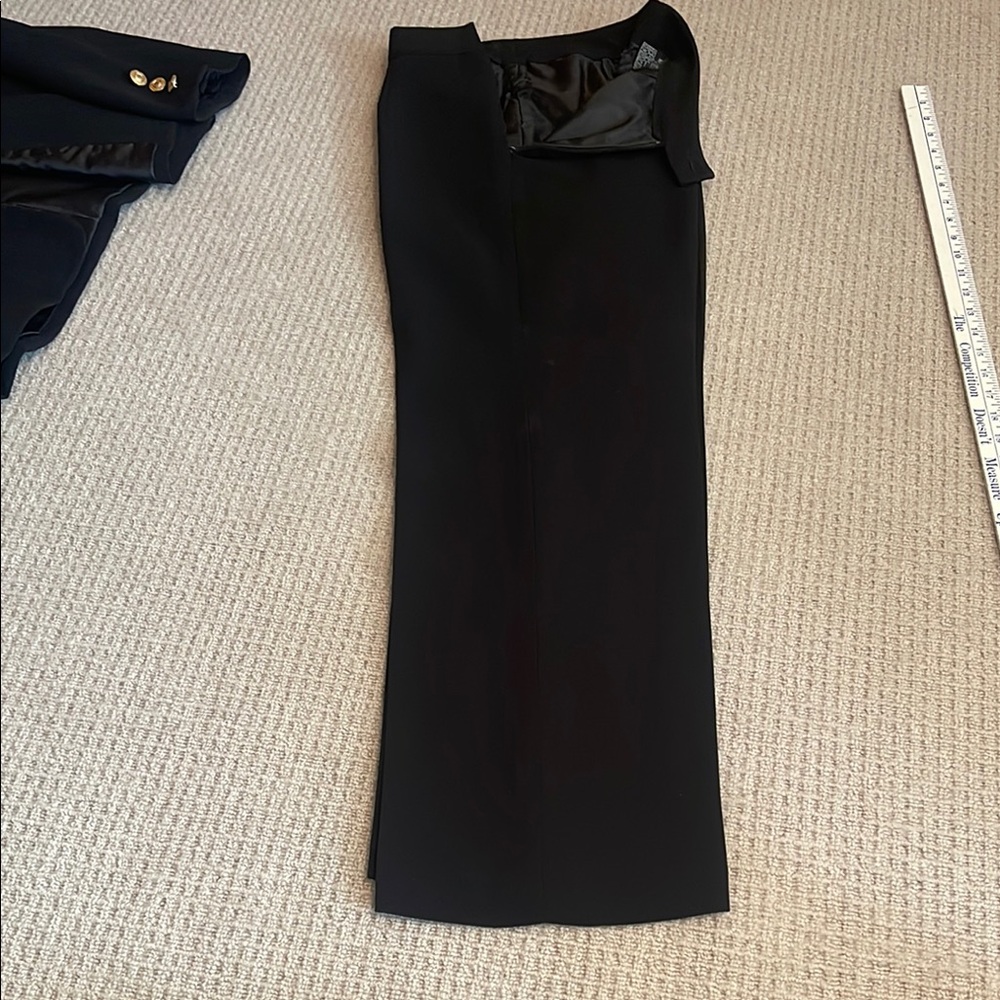 Black Kasper suit pants